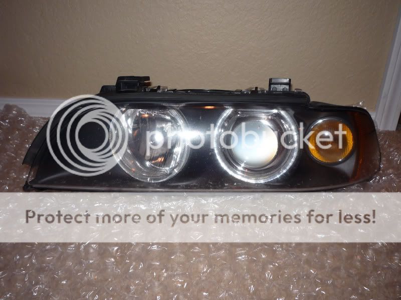 E39 BMW OEM Hella Xenon Headlights, Angel Eyes, from E39 M5 350